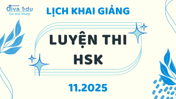 LỊCH KHAI GIẢNG CÁC LỚP LUYỆN THI HSK THÁNG 11/2025