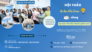 HỘI THẢO DU HỌC ĐÀI LOAN – CÙNG CCU CHINH PHỤC TƯƠNG LAI